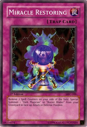Miracle Restoring (MFC-100) - Magician's Force 1st Edition Magician's Force Yugioh Single Squirtle Squad Card Shop.