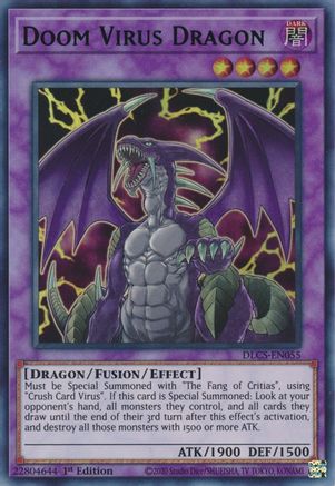 Doom Virus Dragon (Blue) (DLCS-EN055) - Dragons of Legend: The Complete Series 1st Edition Dragons of Legend: The Complete Series Yugioh Single Squirtle Squad Card Shop.