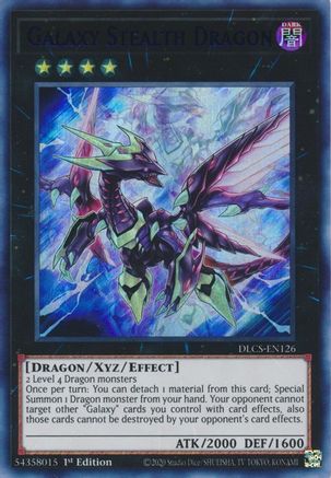 Galaxy Stealth Dragon (Blue) (DLCS-EN126) - Dragons of Legend: The Complete Series 1st Edition Dragons of Legend: The Complete Series Yugioh Single Squirtle Squad Card Shop.