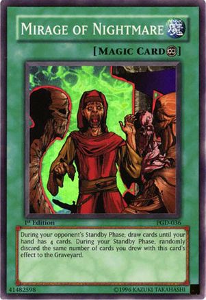 Mirage of Nightmare (PGD-036) - Pharaonic Guardian Unlimited Pharaonic Guardian Yugioh Single Squirtle Squad Card Shop.