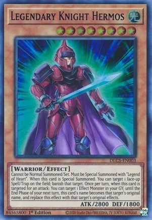 Legendary Knight Hermos (Blue) (DLCS-EN003) - Dragons of Legend: The Complete Series 1st Edition Dragons of Legend: The Complete Series Yugioh Single Squirtle Squad Card Shop.