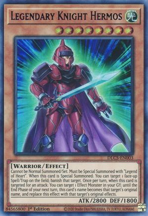 Legendary Knight Hermos (Purple) (DLCS-EN003) - Dragons of Legend: The Complete Series 1st Edition Dragons of Legend: The Complete Series Yugioh Single Squirtle Squad Card Shop.