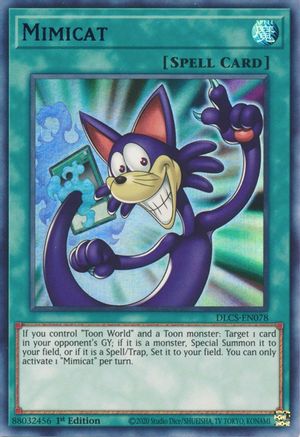 Mimicat (Blue) (DLCS-EN078) - Dragons of Legend: The Complete Series 1st Edition Dragons of Legend: The Complete Series Yugioh Single Squirtle Squad Card Shop.