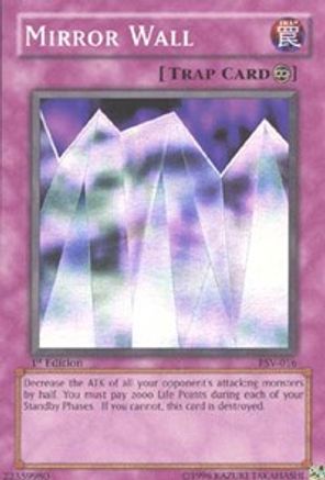 Mirror Wall (PSV-016) - Pharaoh's Servant 1st Edition Pharaoh's Servant Yugioh Single Squirtle Squad Card Shop.