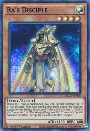 Ra's Disciple (Blue) (DLCS-EN026) - Dragons of Legend: The Complete Series 1st Edition Dragons of Legend: The Complete Series Yugioh Single Squirtle Squad Card Shop.