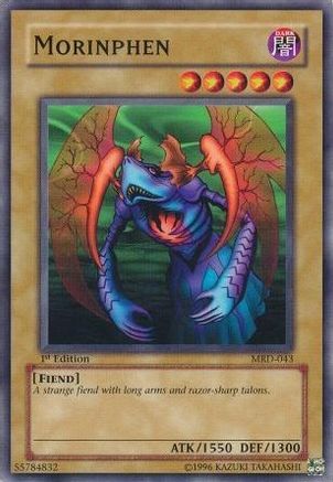 Morinphen (MRD-043) - Metal Raiders Unlimited Metal Raiders Yugioh Single Squirtle Squad Card Shop.