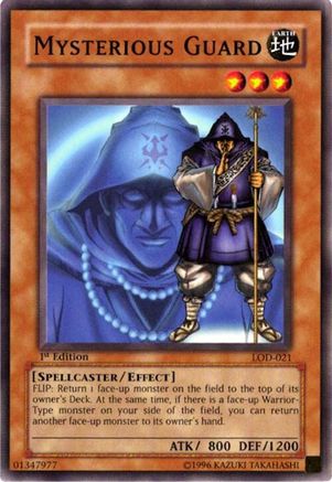Mysterious Guard (LOD-021) - Legacy of Darkness Unlimited Legacy of Darkness Yugioh Single Squirtle Squad Card Shop.