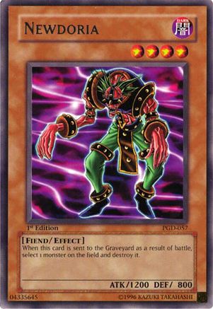 Newdoria (PGD-057) - Pharaonic Guardian 1st Edition Pharaonic Guardian Yugioh Single Squirtle Squad Card Shop.