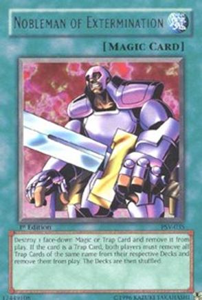 Nobleman of Extermination (PSV-035) - Pharaoh's Servant Unlimited Pharaoh's Servant Yugioh Single Squirtle Squad Card Shop.