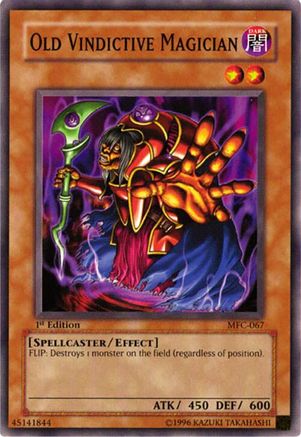 Old Vindictive Magician (MFC-067) - Magician's Force Unlimited Magician's Force Yugioh Single Squirtle Squad Card Shop.