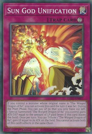 Sun God Unification (LED7-EN007) - Legendary Duelists: Rage of Ra Unlimited Legendary Duelists: Rage of Ra Yugioh Single Squirtle Squad Card Shop.