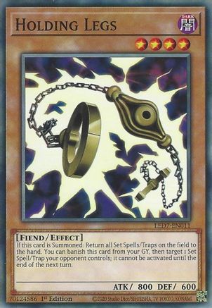 Holding Legs (LED7-EN011) - Legendary Duelists: Rage of Ra Unlimited Legendary Duelists: Rage of Ra Yugioh Single Squirtle Squad Card Shop.