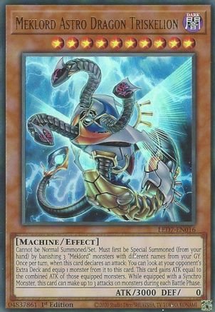 Meklord Astro Dragon Triskelion (LED7-EN016) - Legendary Duelists: Rage of Ra Unlimited Legendary Duelists: Rage of Ra Yugioh Single Squirtle Squad Card Shop.