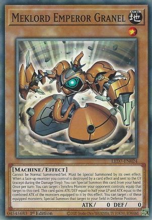 Meklord Emperor Granel (LED7-EN024) - Legendary Duelists: Rage of Ra Unlimited Legendary Duelists: Rage of Ra Yugioh Single Squirtle Squad Card Shop.