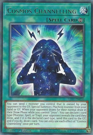 Cosmos Channelling (LED7-EN036) - Legendary Duelists: Rage of Ra Unlimited Legendary Duelists: Rage of Ra Yugioh Single Squirtle Squad Card Shop.