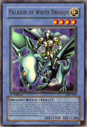 Paladin of White Dragon (MFC-026) - Magician's Force 1st Edition Magician's Force Yugioh Single Squirtle Squad Card Shop.