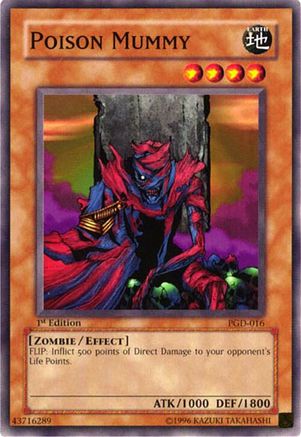 Poison Mummy (PGD-016) - Pharaonic Guardian Unlimited Pharaonic Guardian Yugioh Single Squirtle Squad Card Shop.