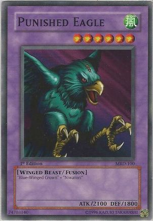 Punished Eagle (MRD-100) - Metal Raiders Unlimited Metal Raiders Yugioh Single Squirtle Squad Card Shop.