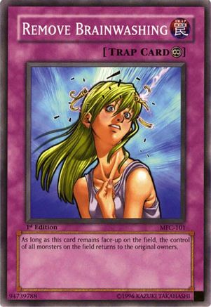 Remove Brainwashing (MFC-101) - Magician's Force 1st Edition Magician's Force Yugioh Single Squirtle Squad Card Shop.