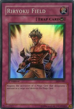 Riryoku Field (LON-081) - Labyrinth of Nightmare Unlimited Labyrinth of Nightmare Yugioh Single Squirtle Squad Card Shop.