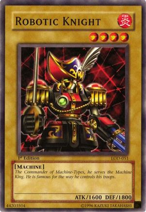 Robotic Knight (LOD-051) - Legacy of Darkness 1st Edition Legacy of Darkness Yugioh Single Squirtle Squad Card Shop.