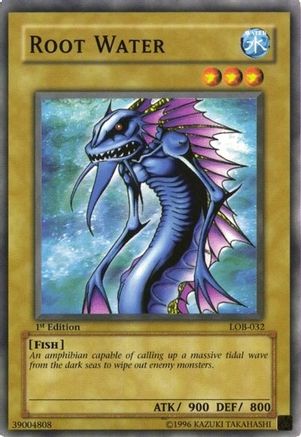 Root Water (LOB-032) - The Legend of Blue Eyes White Dragon 1st Edition The Legend of Blue Eyes White Dragon Yugioh Single Squirtle Squad Card Shop.