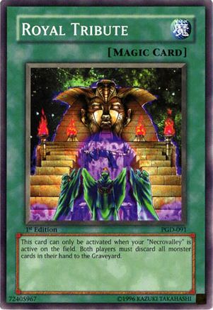 Royal Tribute (PGD-091) - Pharaonic Guardian 1st Edition Pharaonic Guardian Yugioh Single Squirtle Squad Card Shop.