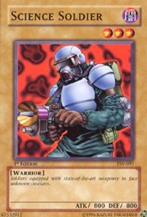 Science Soldier (PSV-097) - Pharaoh's Servant Unlimited Pharaoh's Servant Yugioh Single Squirtle Squad Card Shop.