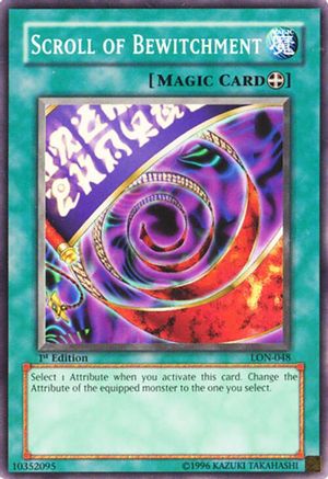 Scroll of Bewitchment (LON-048) - Labyrinth of Nightmare Unlimited Labyrinth of Nightmare Yugioh Single Squirtle Squad Card Shop.