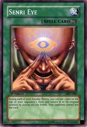 Senri Eye (MFC-089) - Magician's Force Unlimited Magician's Force Yugioh Single Squirtle Squad Card Shop.