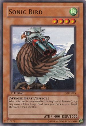 Sonic Bird (MRL-093) - Magic Ruler 1st Edition Magic Ruler Yugioh Single Squirtle Squad Card Shop.