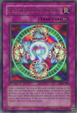 Spellbinding Circle (MRL-006) - Magic Ruler 1st Edition Magic Ruler Yugioh Single Squirtle Squad Card Shop.
