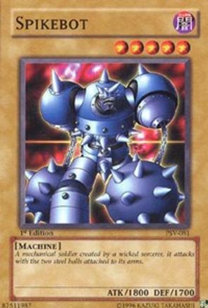 Spikebot (PSV-081) - Pharaoh's Servant 1st Edition Pharaoh's Servant Yugioh Single Squirtle Squad Card Shop.
