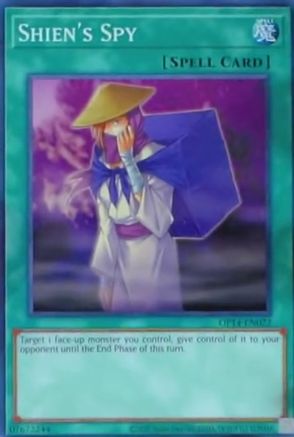 Shien's Spy (OP14-EN022) - OTS Tournament Pack 14 Unlimited OTS Tournament Pack 14 Yugioh Single Squirtle Squad Card Shop.