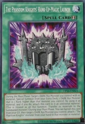 The Phantom Knights' Rank-Up-Magic Launch (OP14-EN021) - OTS Tournament Pack 14 Unlimited OTS Tournament Pack 14 Yugioh Single Squirtle Squad Card Shop.