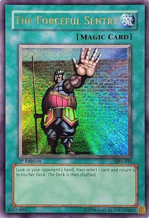 The Forceful Sentry (MRL-045) - Magic Ruler 1st Edition Magic Ruler Yugioh Single Squirtle Squad Card Shop.