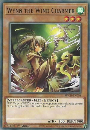 Wynn the Wind Charmer (SDCH-EN004) - Structure Deck: Spirit Charmers 1st Edition Structure Deck: Spirit Charmers Yugioh Single Squirtle Squad Card Shop.