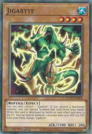 Jigabyte (SDCH-EN008) - Structure Deck: Spirit Charmers 1st Edition Structure Deck: Spirit Charmers Yugioh Single Squirtle Squad Card Shop.