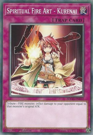 Spiritual Fire Art - Kurenai (SDCH-EN032) - Structure Deck: Spirit Charmers 1st Edition Structure Deck: Spirit Charmers Yugioh Single Squirtle Squad Card Shop.