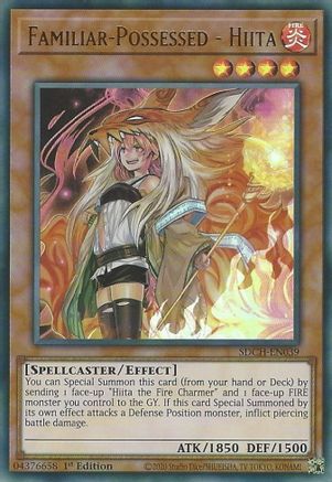 Familiar-Possessed - Hiita (Alternate Art) (SDCH-EN039) - Structure Deck: Spirit Charmers 1st Edition Structure Deck: Spirit Charmers Yugioh Single Squirtle Squad Card Shop.