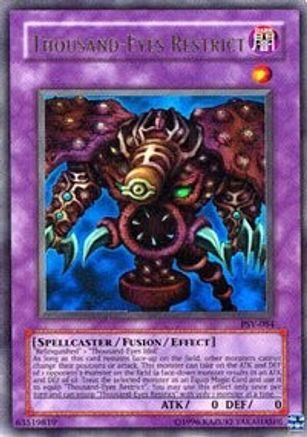 Thousand-Eyes Restrict (PSV-084) - Pharaoh's Servant 1st Edition Pharaoh's Servant Yugioh Single Squirtle Squad Card Shop.
