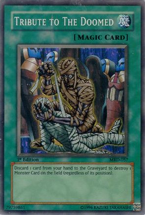 Tribute to The Doomed (MRD-057) - Metal Raiders Unlimited Metal Raiders Yugioh Single Squirtle Squad Card Shop.