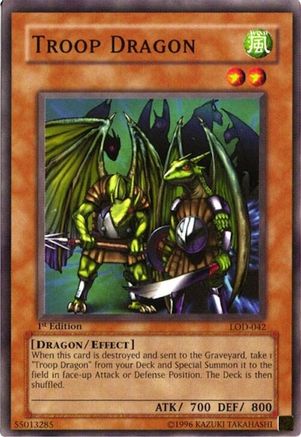 Troop Dragon (LOD-042) - Legacy of Darkness 1st Edition Legacy of Darkness Yugioh Single Squirtle Squad Card Shop.