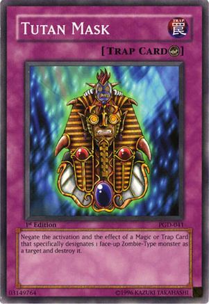 Tutan Mask (PGD-041) - Pharaonic Guardian 1st Edition Pharaonic Guardian Yugioh Single Squirtle Squad Card Shop.