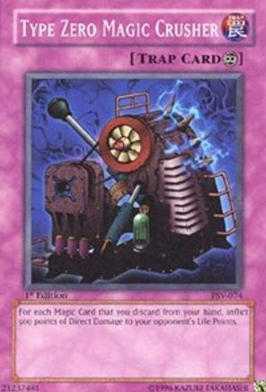 Type Zero Magic Crusher (PSV-074) - Pharaoh's Servant 1st Edition Pharaoh's Servant Yugioh Single Squirtle Squad Card Shop.