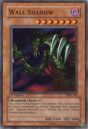 Wall Shadow (MRL-056) - Magic Ruler 1st Edition Magic Ruler Yugioh Single Squirtle Squad Card Shop.