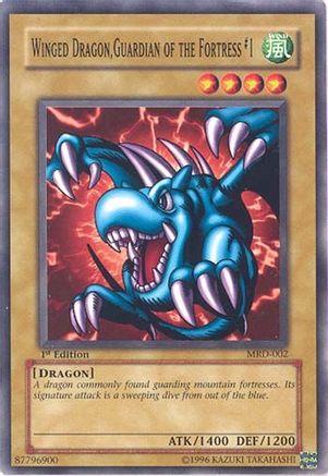 Winged Dragon, Guardian of the Fortress #1 (MRD-002) - Metal Raiders 1st Edition Metal Raiders Yugioh Single Squirtle Squad Card Shop.