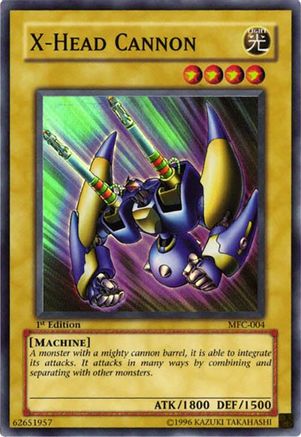 X-Head Cannon (MFC-004) - Magician's Force 1st Edition Magician's Force Yugioh Single Squirtle Squad Card Shop.