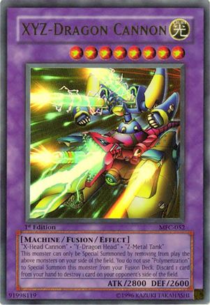 XYZ-Dragon Cannon (MFC-052) - Magician's Force 1st Edition Magician's Force Yugioh Single Squirtle Squad Card Shop.