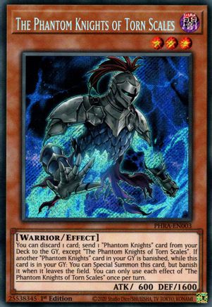 The Phantom Knights of Torn Scales (PHRA-EN003) - Phantom Rage 1st Edition Phantom Rage Yugioh Single Squirtle Squad Card Shop.